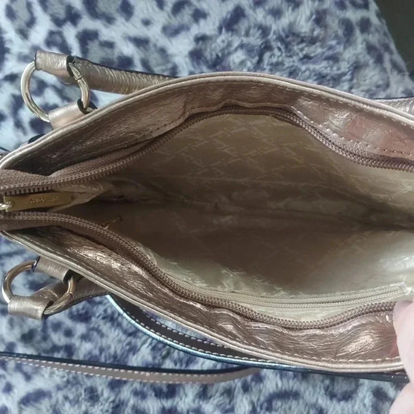 Claudio Ferrici | Mini Moto Bag Champaing Color Leather with Gold Hardware - Picture 5 of 13